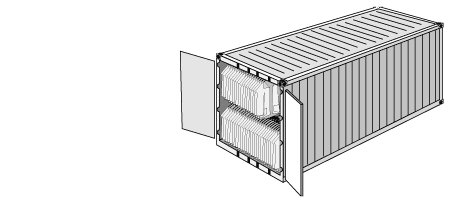 Contenedores de prenda colgada